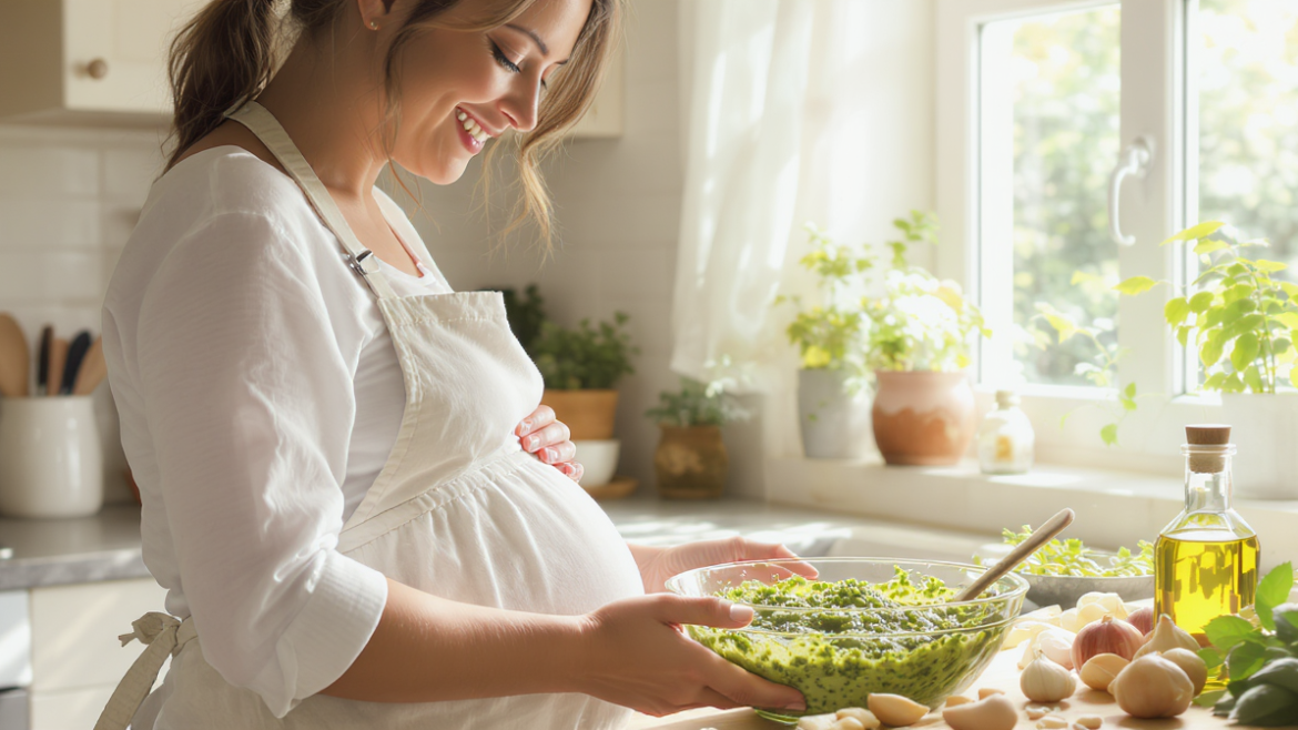 Puis-je manger de la sauce pesto pendant la grossesse ?
